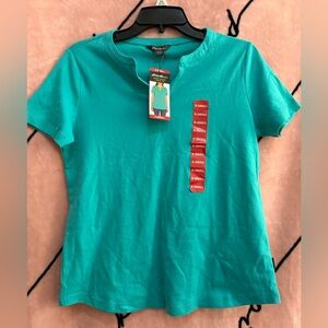 Eddie Bauer Vibrant Teal Womens Tee